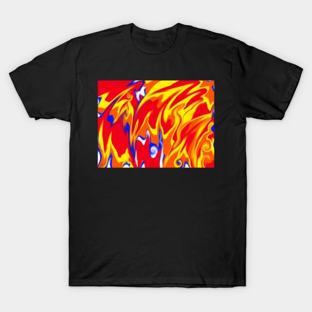 Flaming love T-Shirt by Orchid's Art